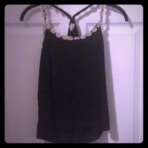 Daisy lined tank top